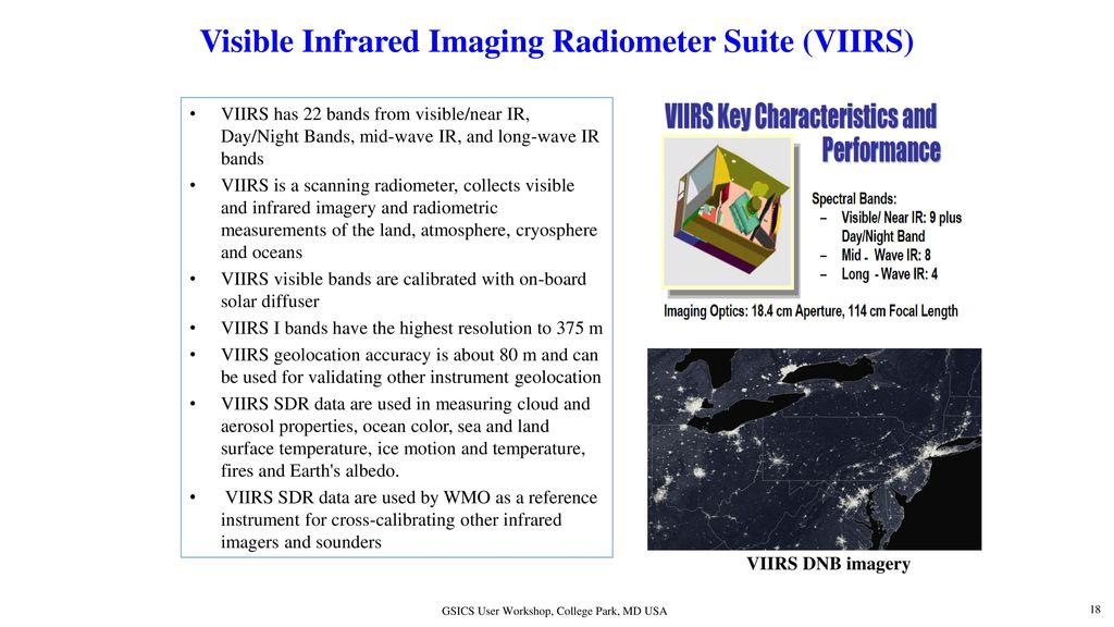 Well-Calibrated JPSS Instruments as GSICS References - ppt download