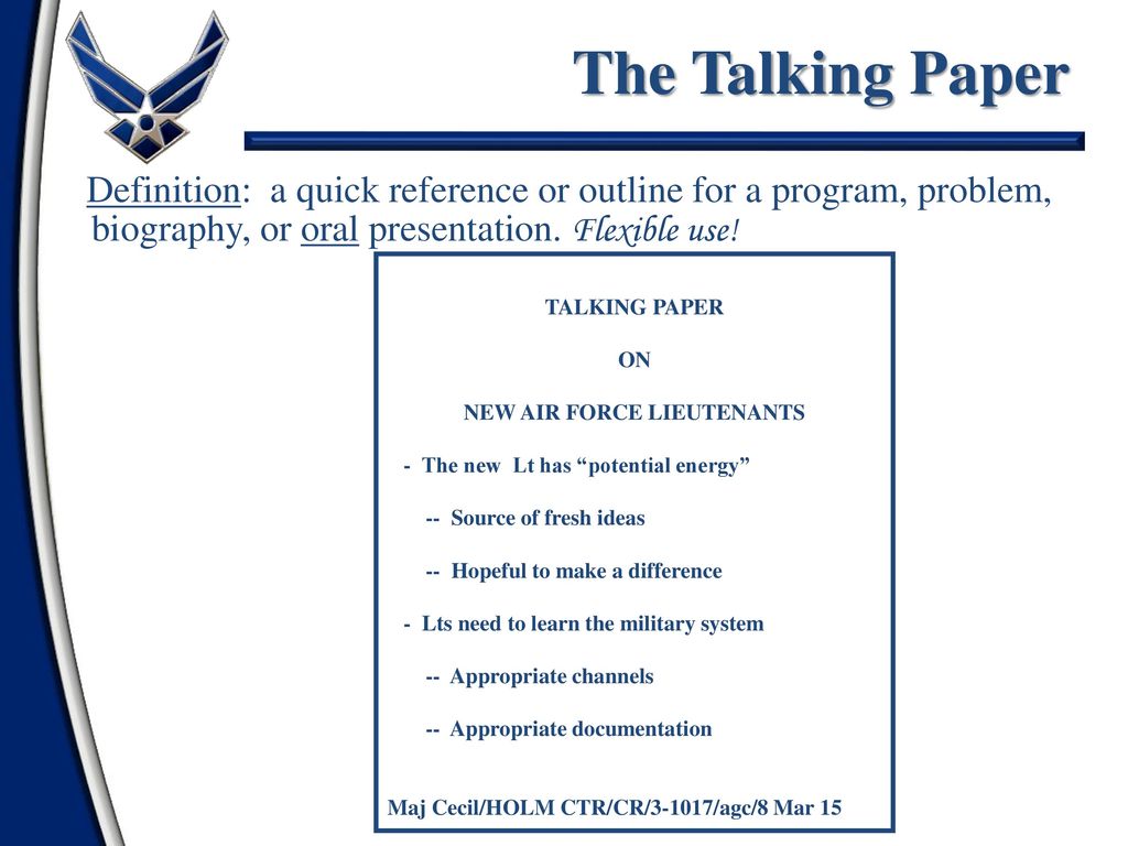 Military Communication Skills - ppt download