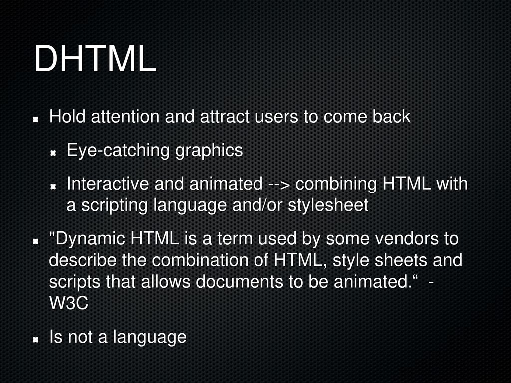DHTML & XML. - ppt download