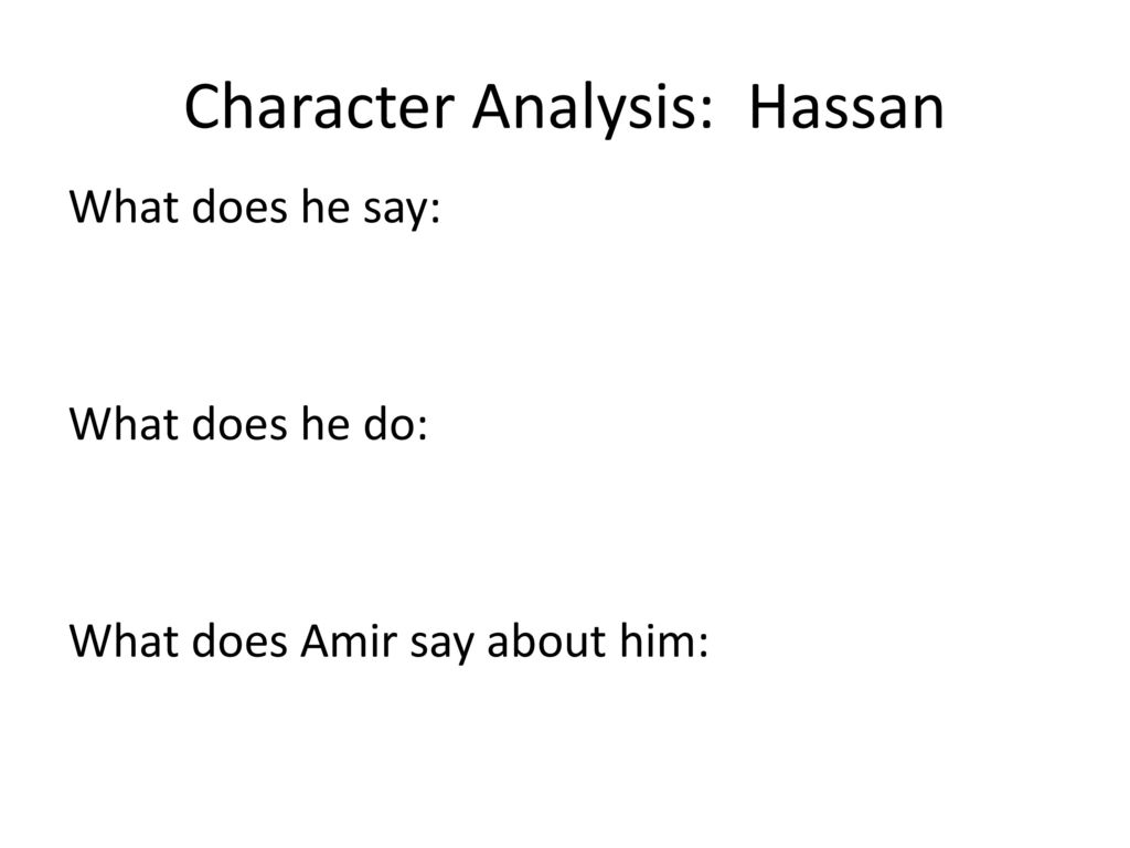 amir character analysis