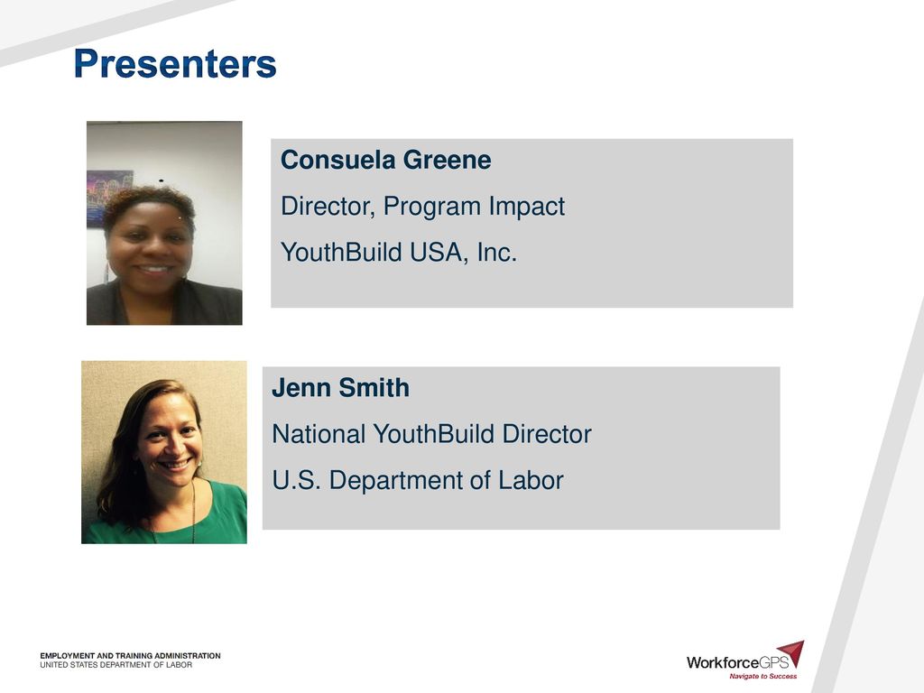 Starting Out Strong: Using Your YouthBuild Grant Planning Period - Ppt ...