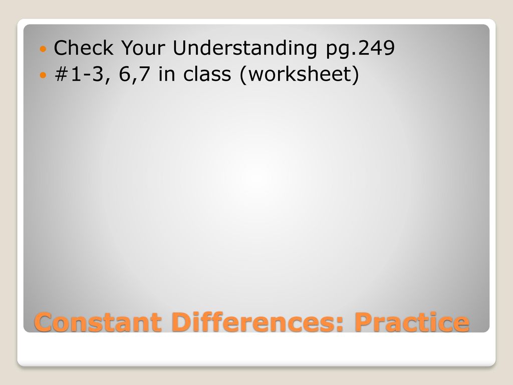 CME Mathematics II Objectives: - ppt download