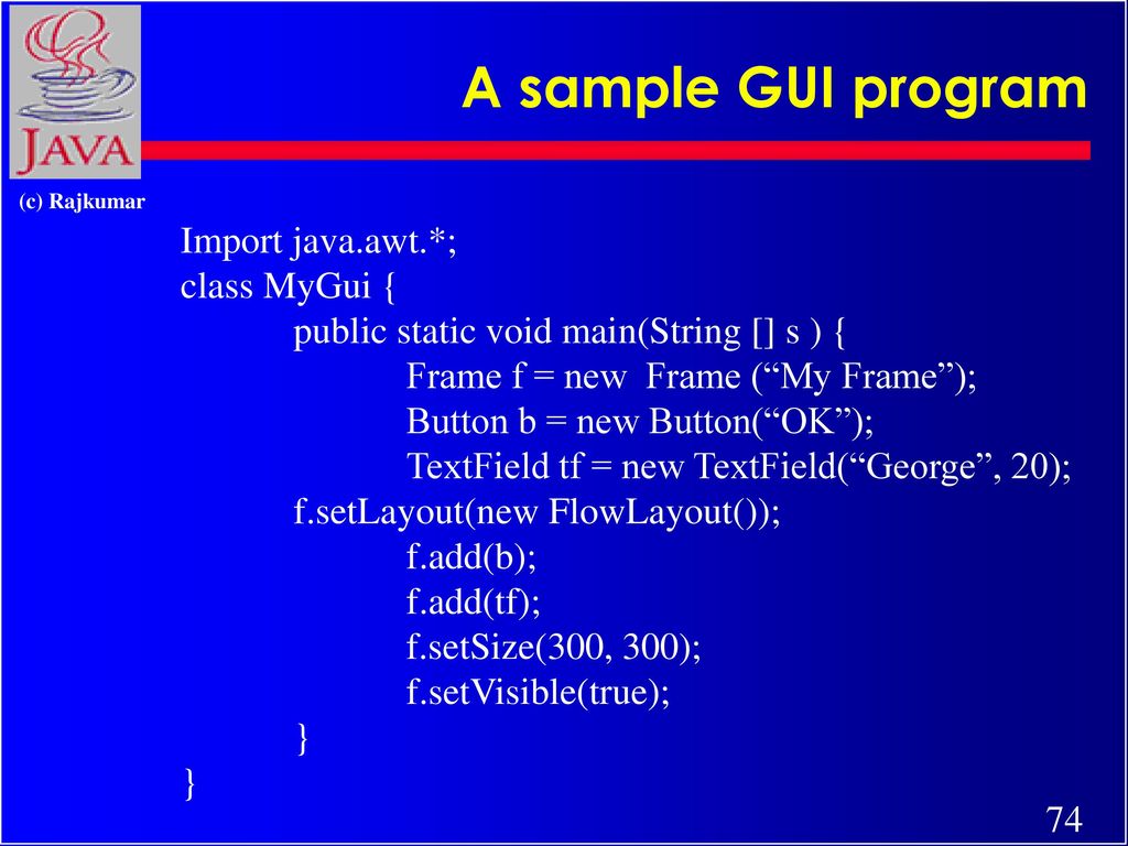 Programming Paradigms - JAVA - ppt download