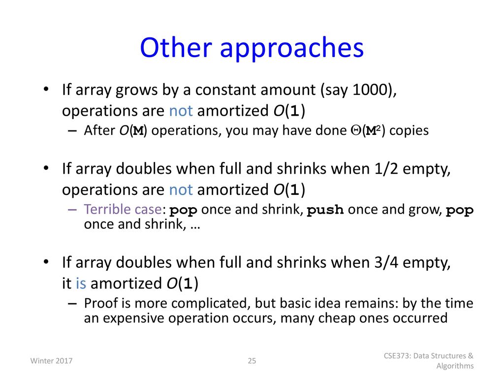 CSE373: Data Structures & Algorithms - ppt download