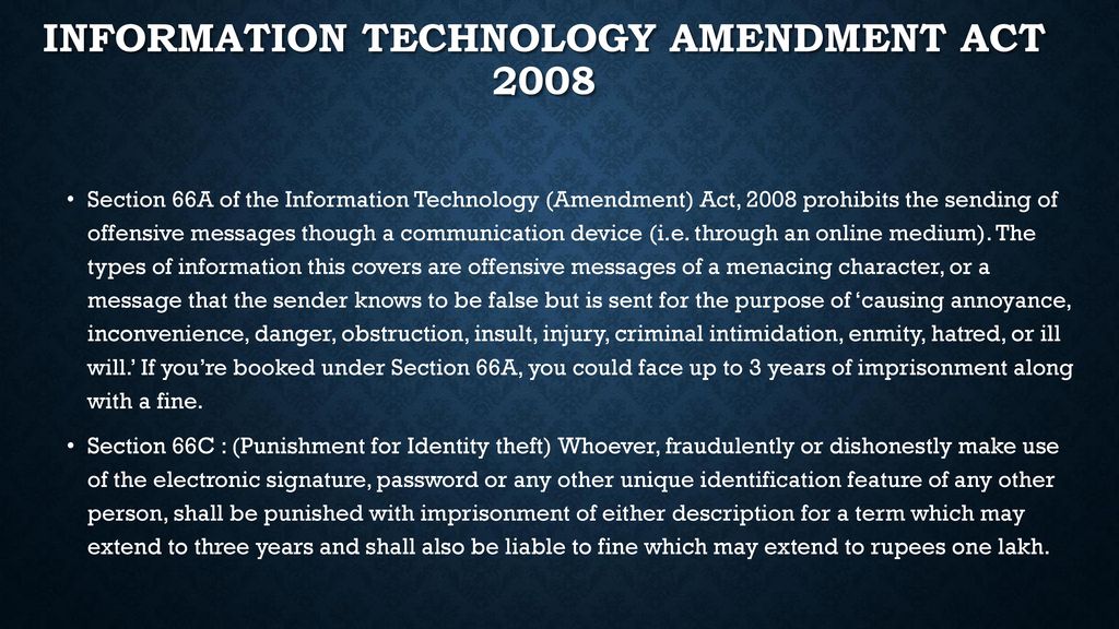 information technology act 2008