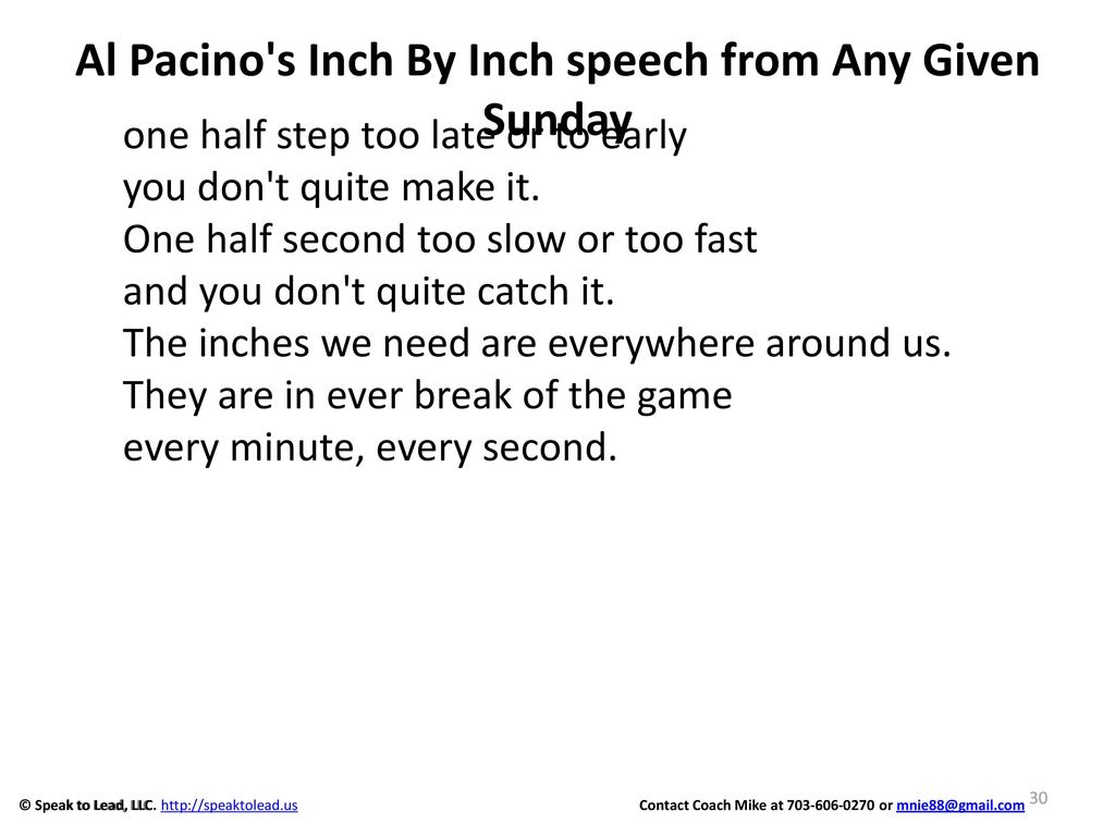 Communication Skills Workshop Speech Analysis Al Pacino Super