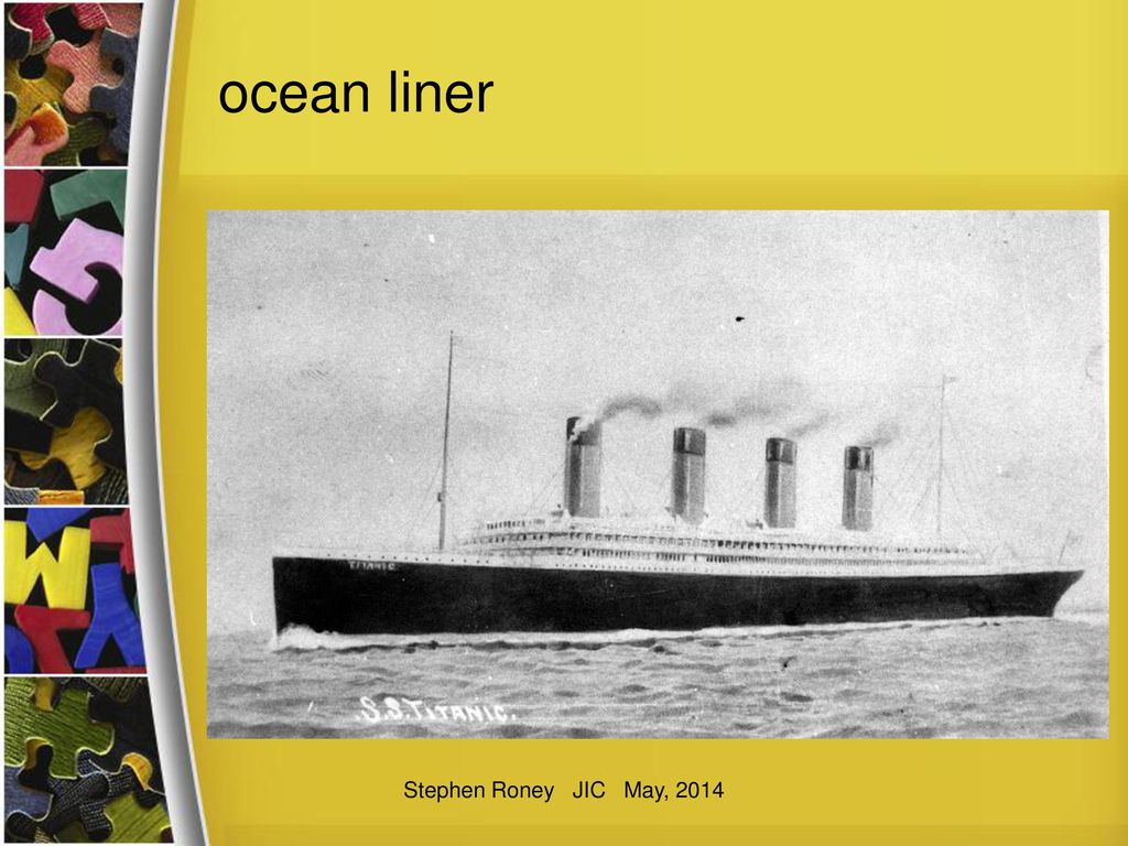 ocean liner Stephen Roney JIC May, 2014