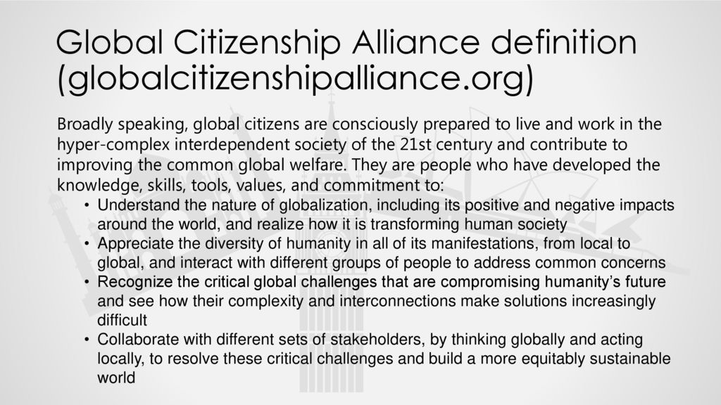 What is Global Citizenship? - ppt download