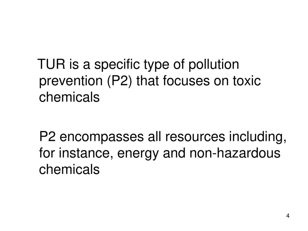 Pollution Prevention (P2) and TRI