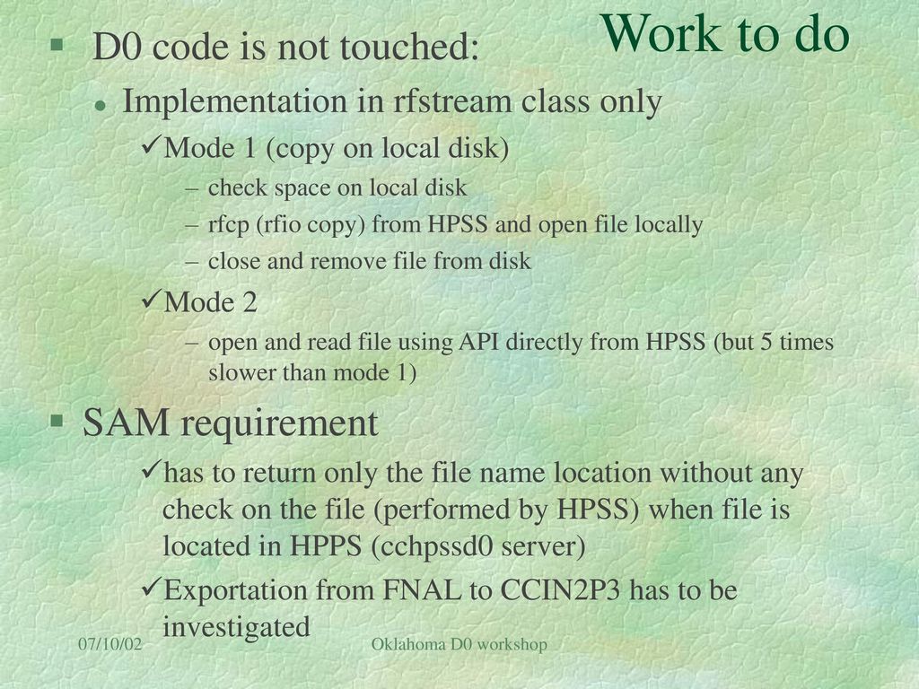 Sam at ccin2p3 configuration issues ppt download