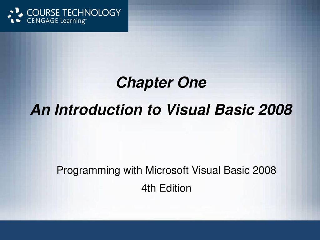 Programming with Microsoft Visual Basic th Edition - ppt download