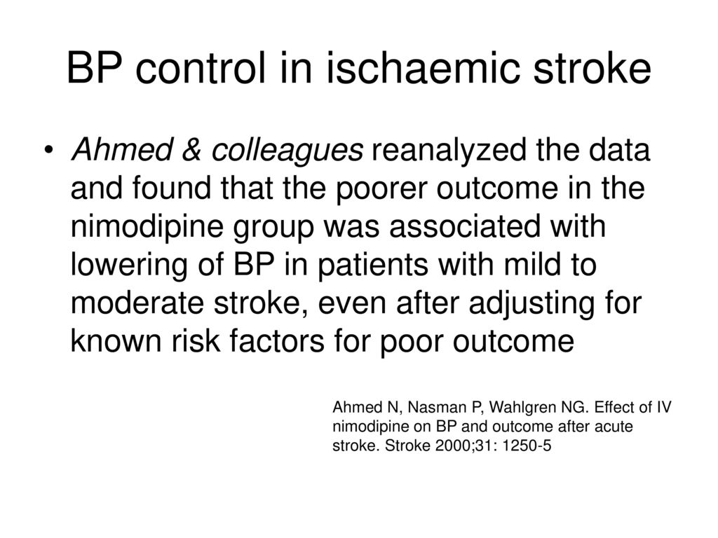 Blood Pressure Management in Acute Stroke ASNEN Workshops - SSA Conference and Smart Strokes Liz O'Brien1 Stroke Nurse Practitioner Royal. - ppt video online download