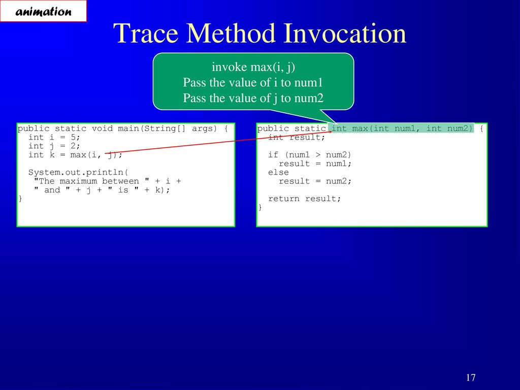 Chapter 5 Methods. - ppt download
