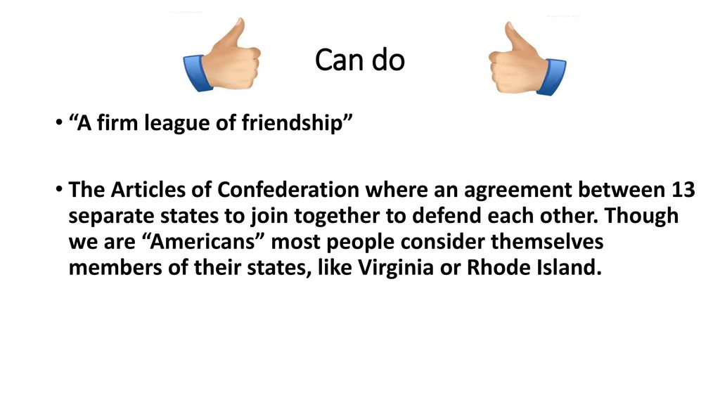 Notes 1 Articles Of Confederation Ppt Download