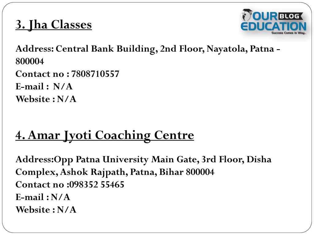 4. Amar Jyoti Coaching Centre