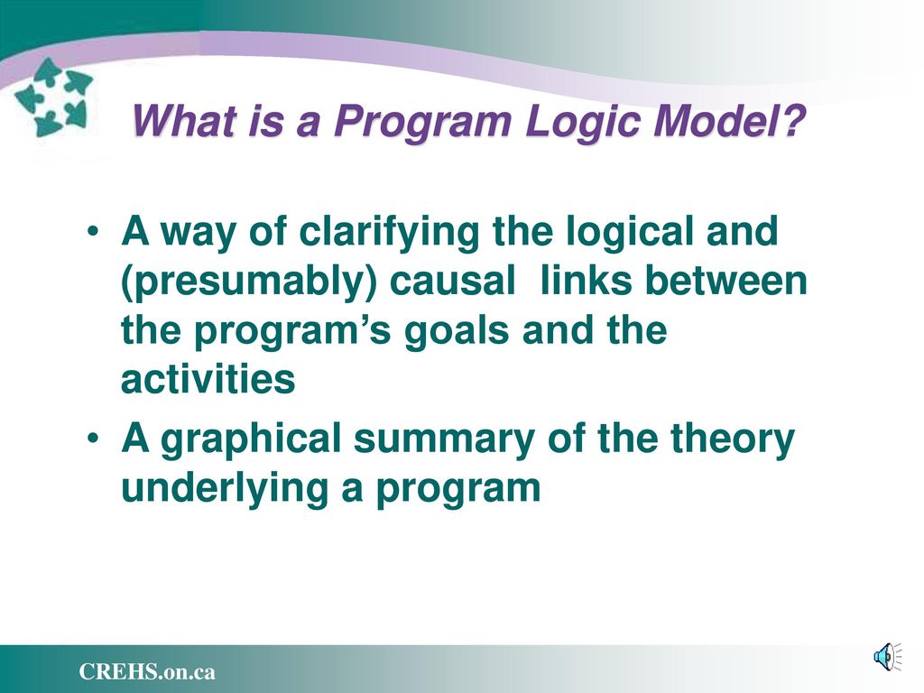 What is a Program Logic Model