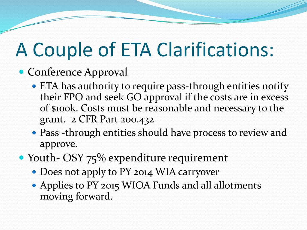 ETA Financial System Hot Topics - ppt download