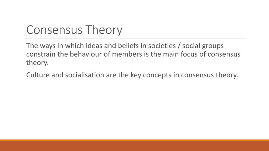 Consensus Theory