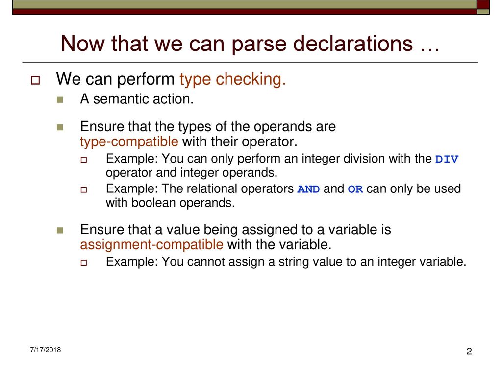 Cs 432 compiler construction lecture ppt download