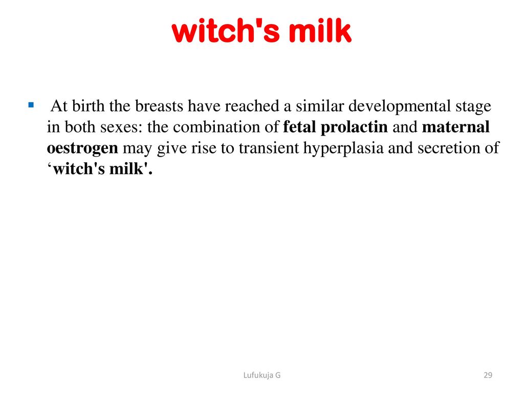 witch s milk