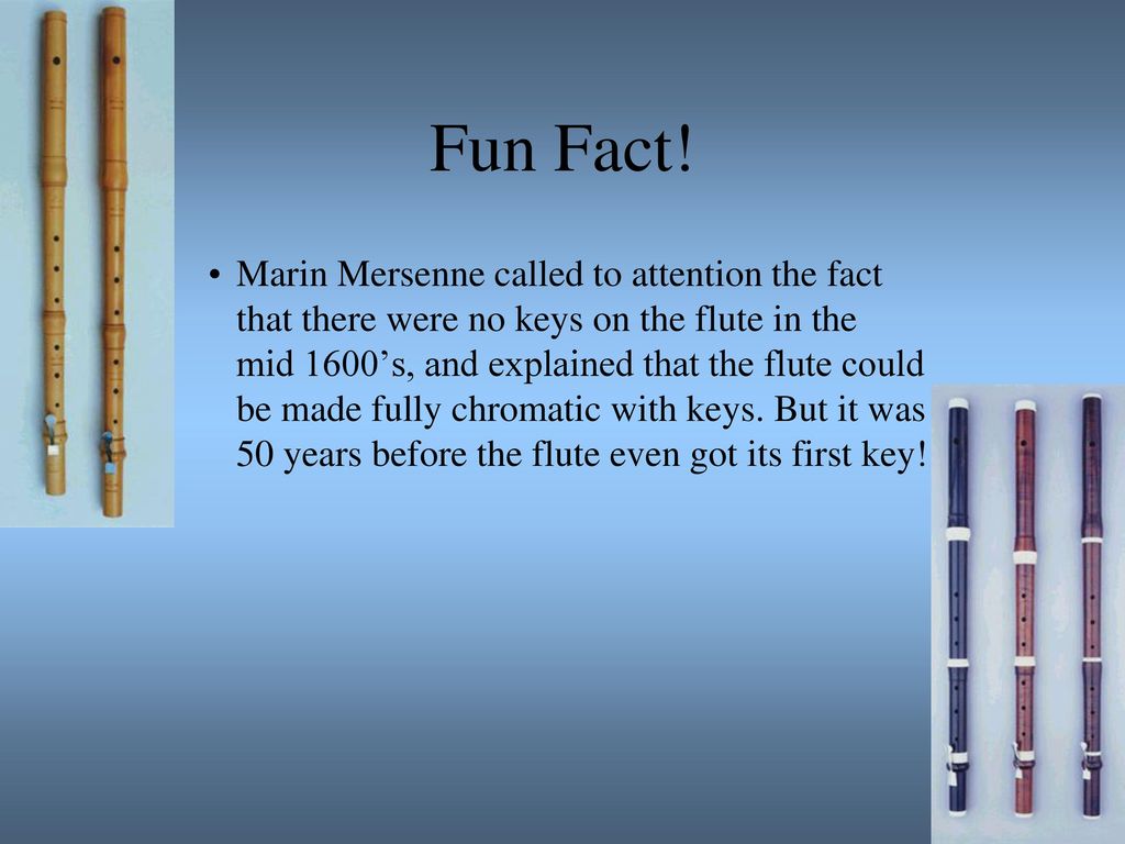 A Brief History of the Flute - ppt download