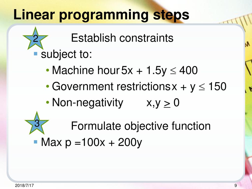 Limiting factor analysis - ppt download
