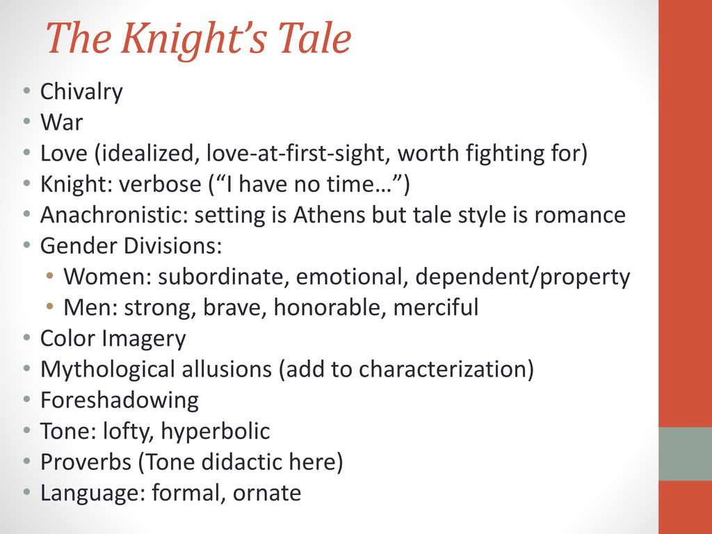 Реферат: Canterbury Tales The Knights Tale Essay Research