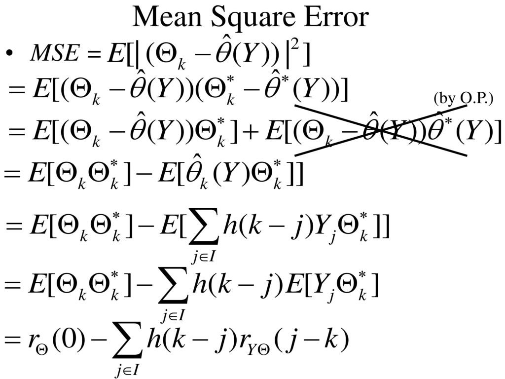 Ece 7251 Signal Detection And Estimation Ppt Download