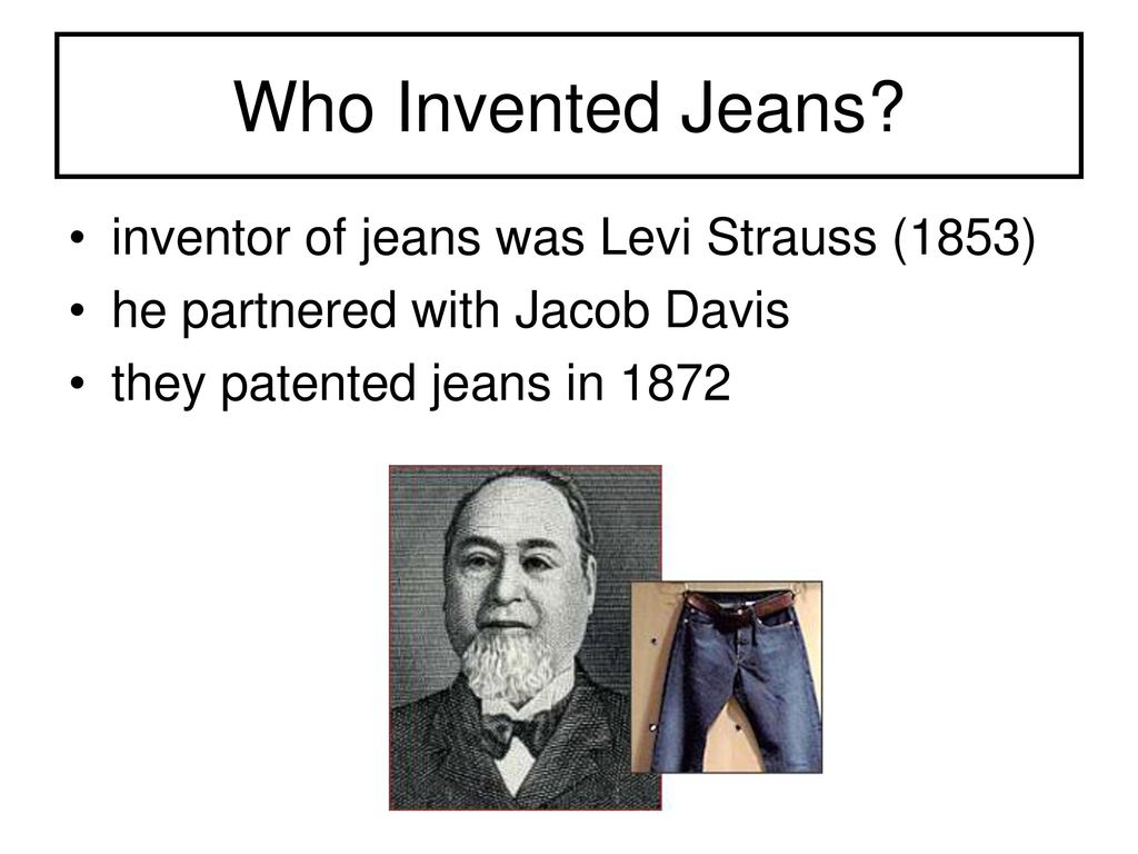 levi jeans invented