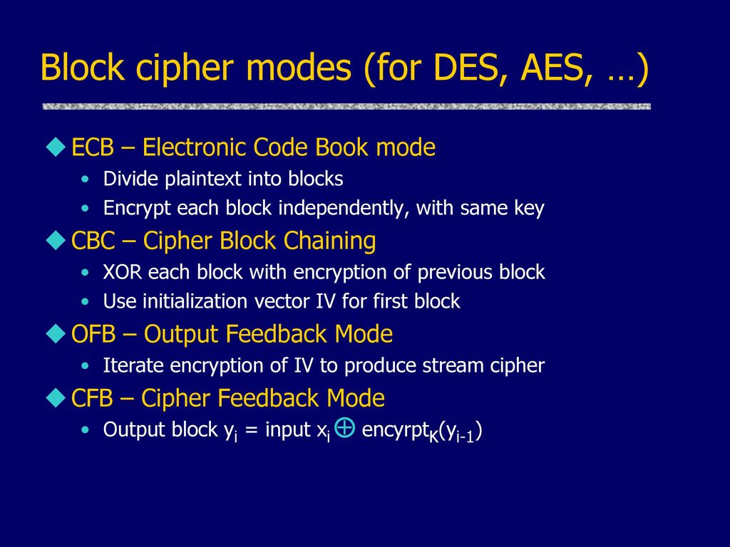 Cryptography overview ppt download