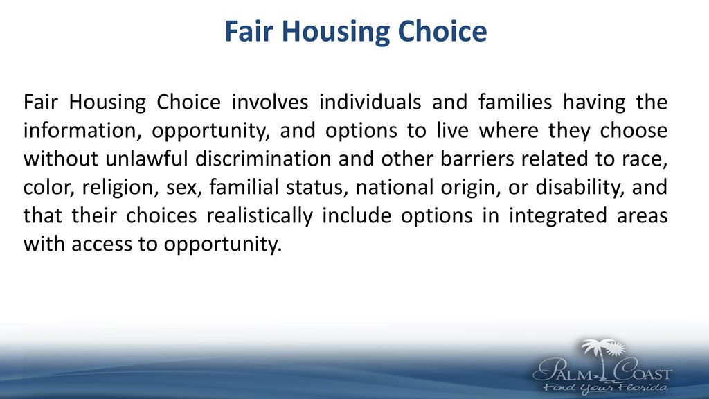 Fair Housing Choice