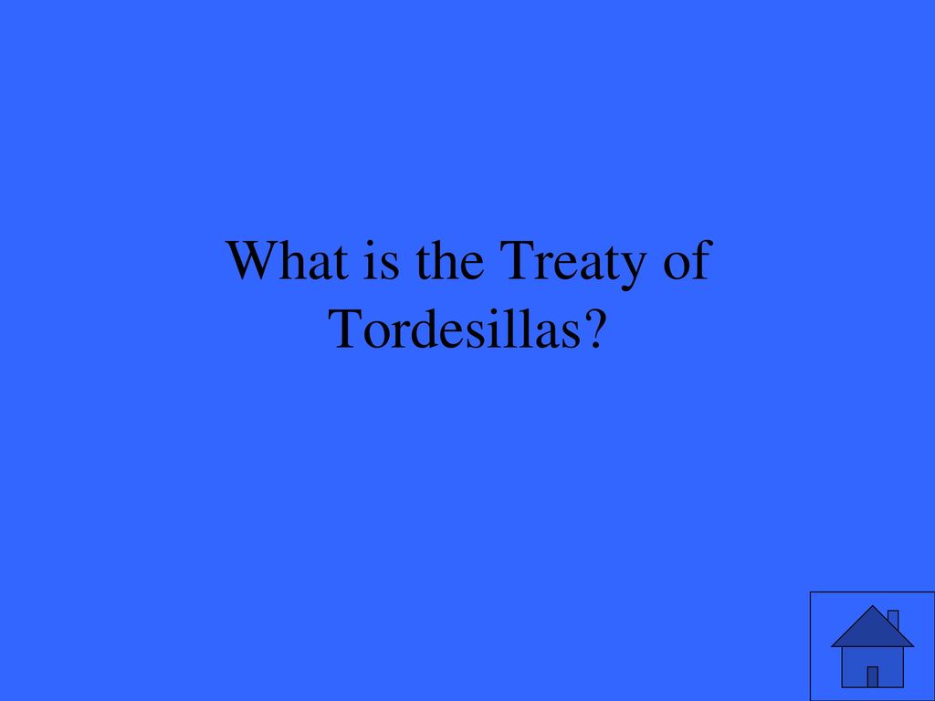 What is the Treaty of Tordesillas