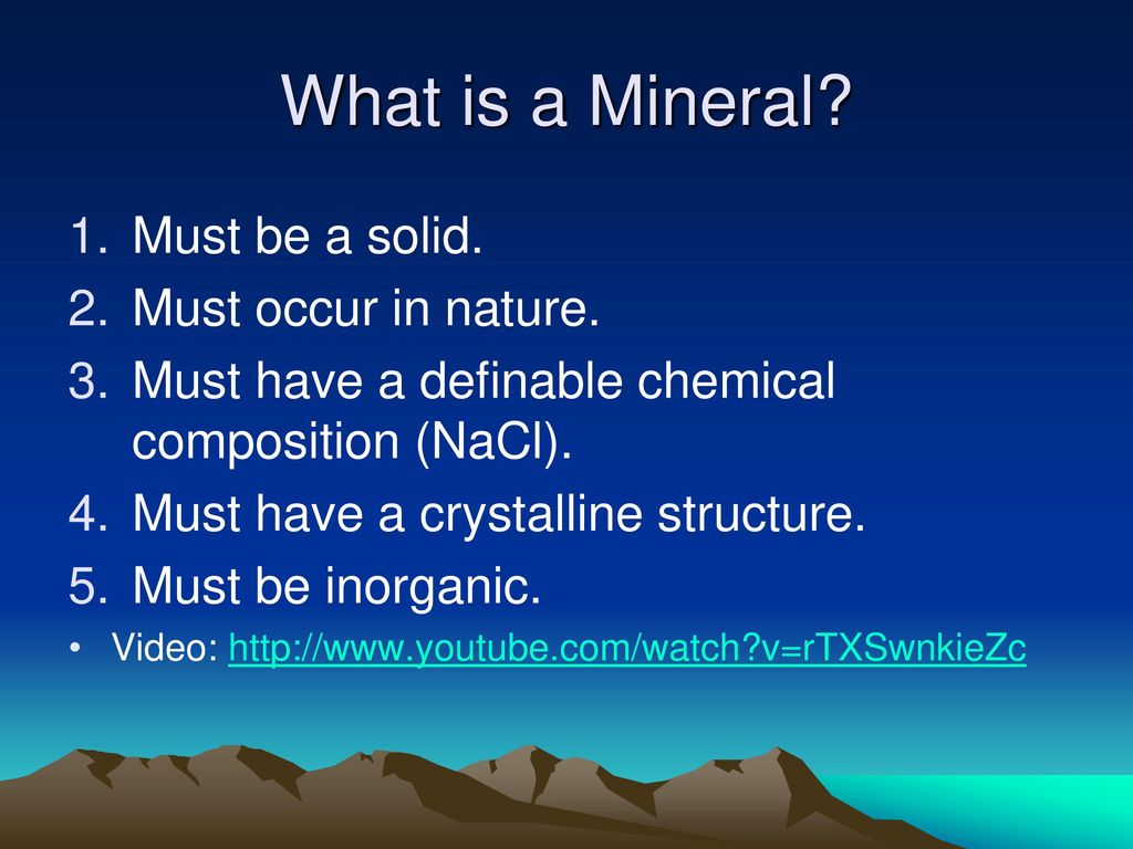 Properties of Minerals - ppt download