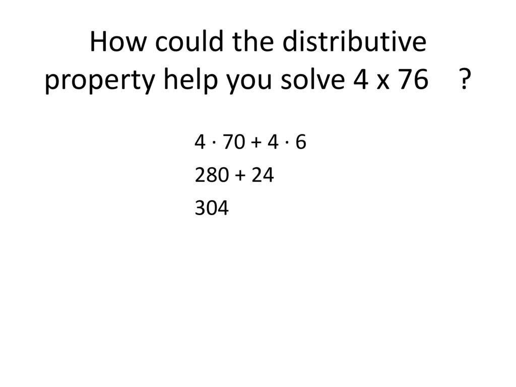 Distributive property ppt download