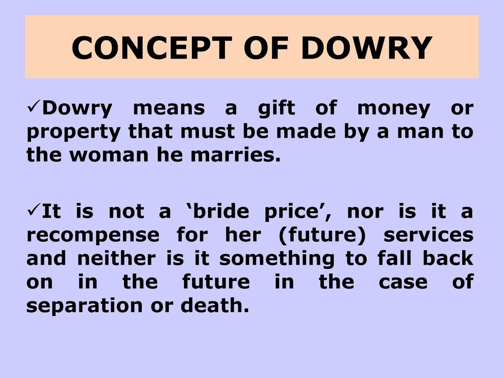 dowry definition in islam