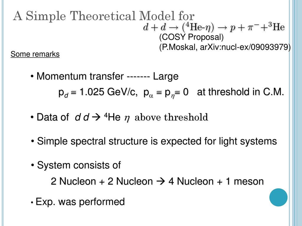 A Simple Theoretical Model for