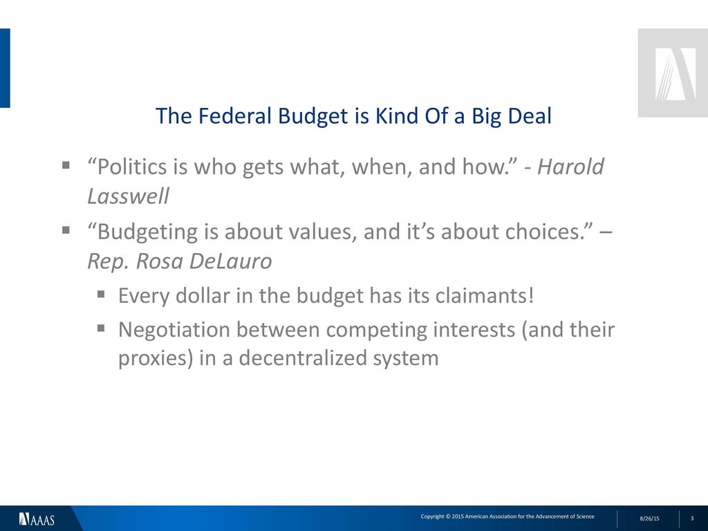 Introduction To The Federal (R&D) Budget - Ppt Download