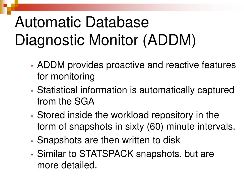 Oracle Database 10g Automation Features - ppt download