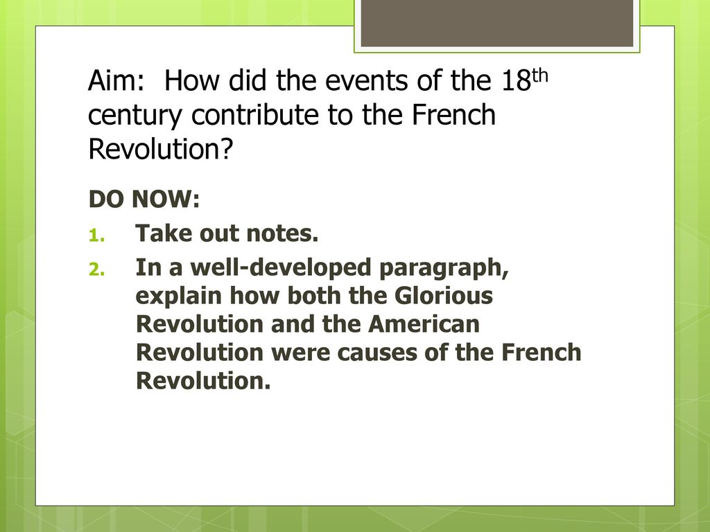 what factors contributed to the french revolution