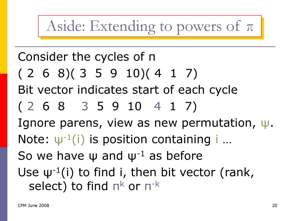 Succinct Data Structures: Upper, Lower & Middle Bounds - ppt download