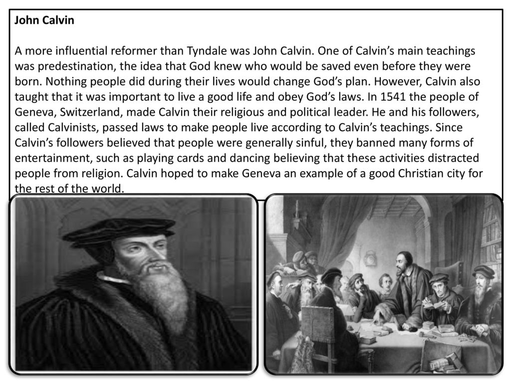 Read about the Reformers - ppt download