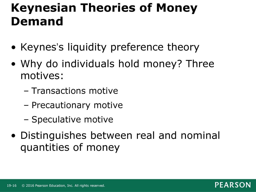 Chapter 22 Quantity Theory, Inflation and the Demand for Money - ppt ...