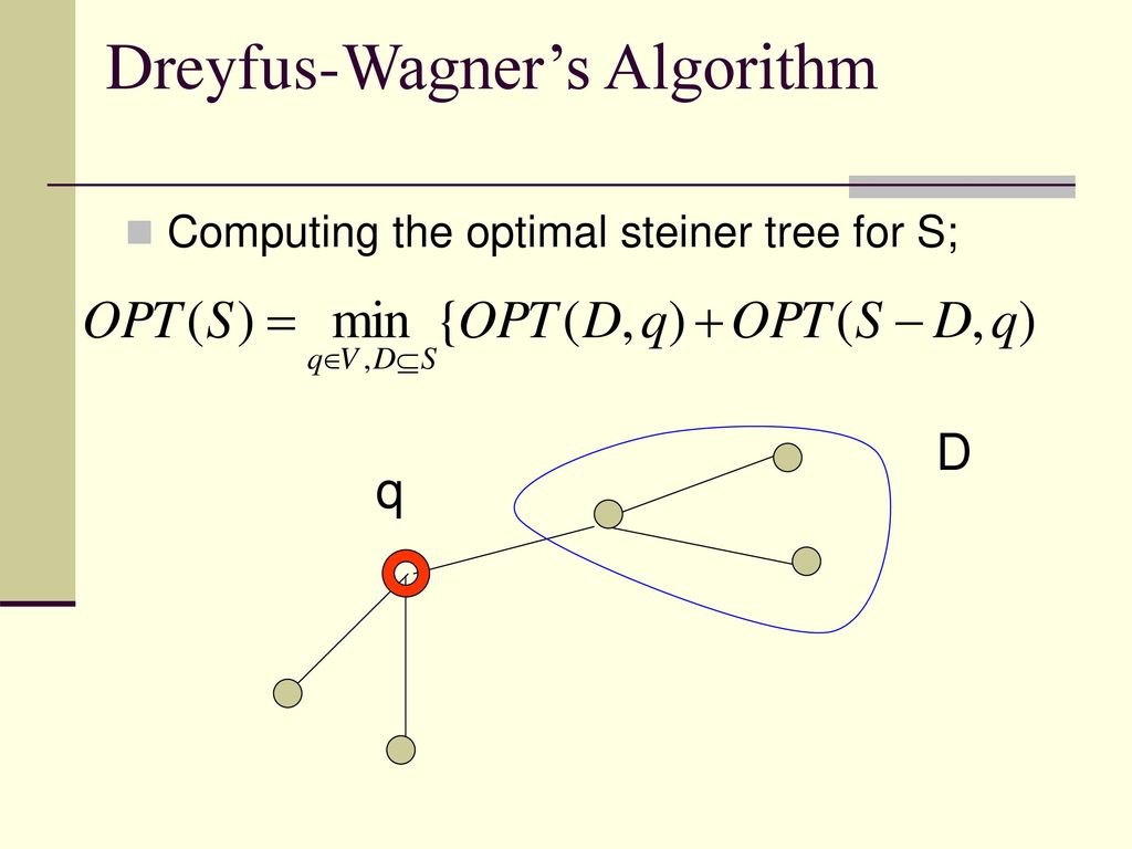 Efficient algorithms for Steiner Tree Problem - ppt download