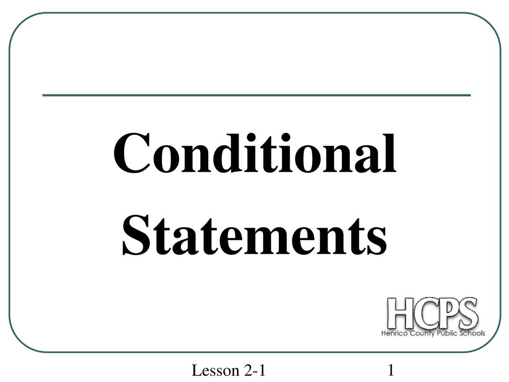 Conditional Statements - ppt download