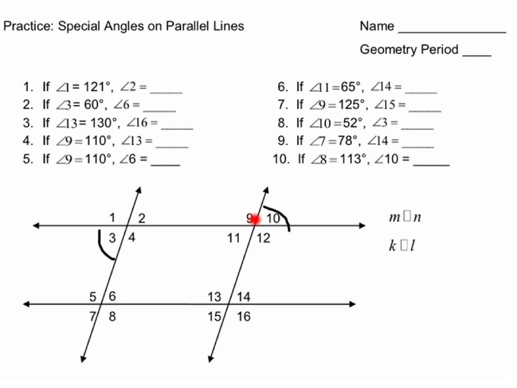 Angles and Lines. - ppt download