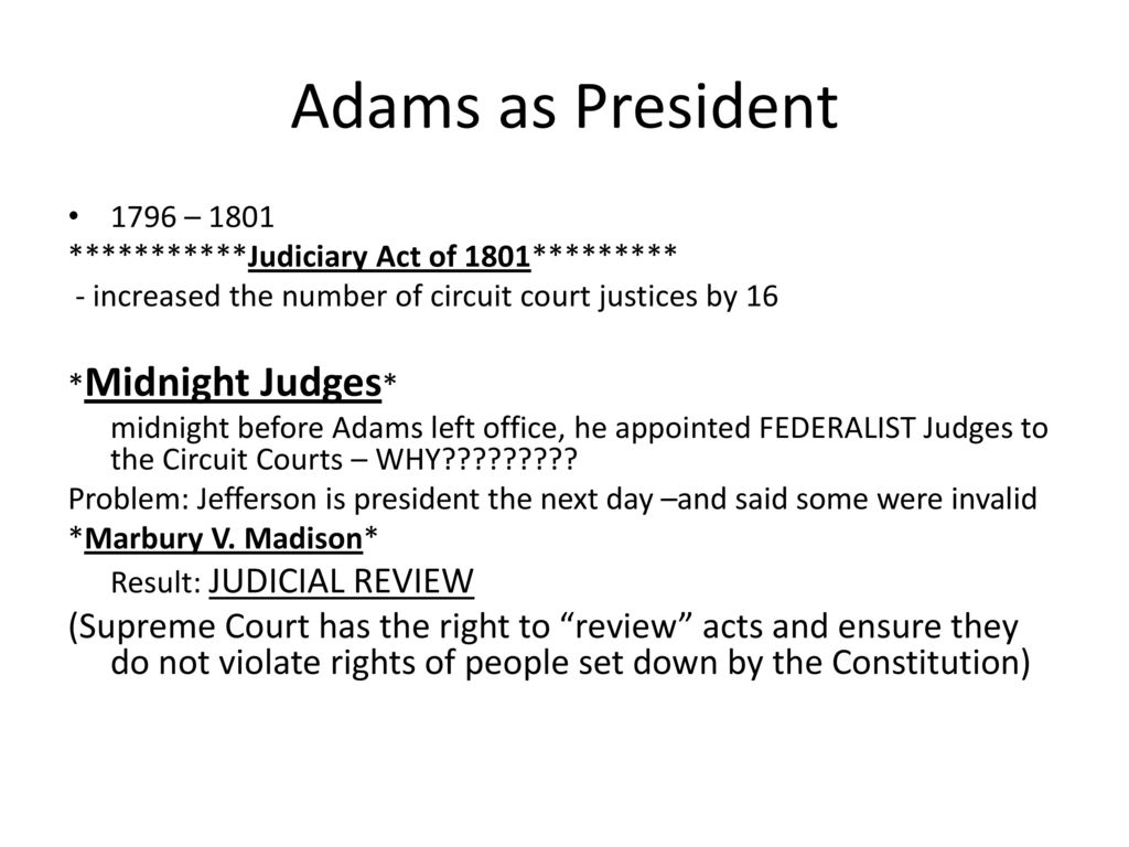 President Adams President Jefferson ppt download