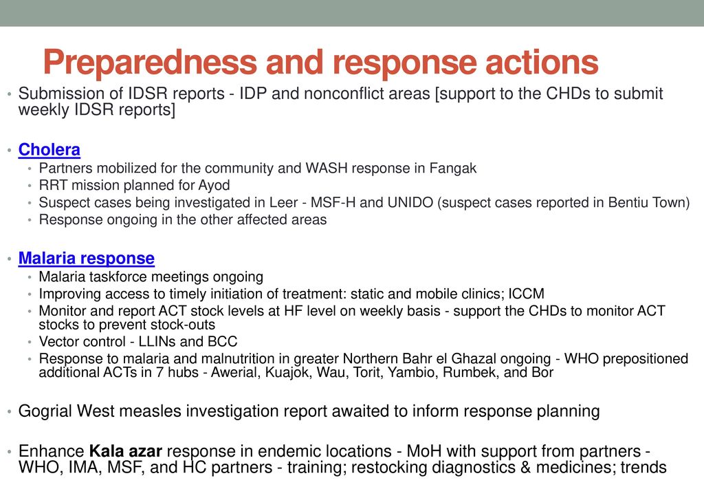 South sudan surveillance highlights idsr ewarn ppt download