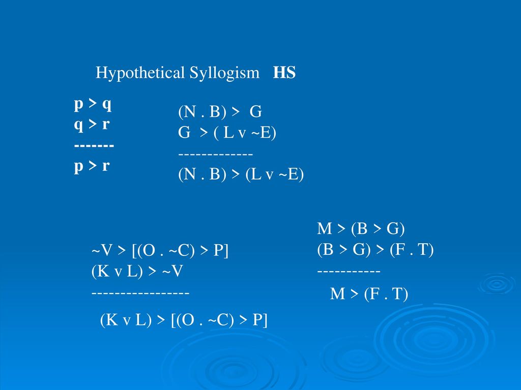 Natural Deduction Using Simple Valid Argument Forms As Demonstrated By Truth Tables As Rules Of Inference A Rule Of Inference Is A Rule Stating That Ppt Download
