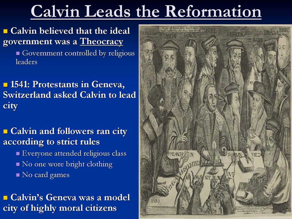 Aim: Explain Calvin’s Protestant Teachings - ppt download
