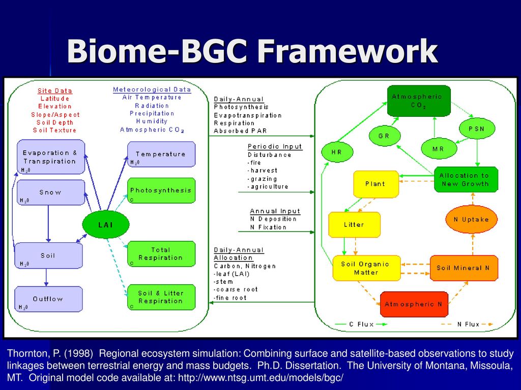 Biome-BGC Framework